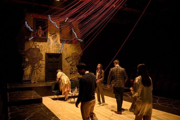 Example of work as scenic artist